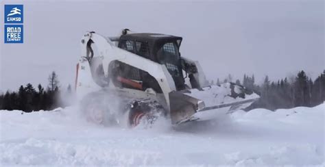 skid steer tires in deep snow